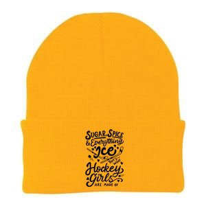 Sugar Spice &Amp; Everything Ice T Cute Hockey Girl Knit Cap Winter Beanie