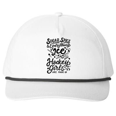 Sugar Spice &Amp; Everything Ice T Cute Hockey Girl Snapback Five-Panel Rope Hat