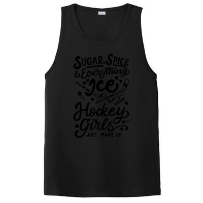 Sugar Spice &Amp; Everything Ice T Cute Hockey Girl PosiCharge Competitor Tank