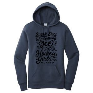 Sugar Spice &Amp; Everything Ice T Cute Hockey Girl Women's Pullover Hoodie