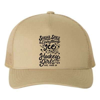 Sugar Spice &Amp; Everything Ice T Cute Hockey Girl Yupoong Adult 5-Panel Trucker Hat