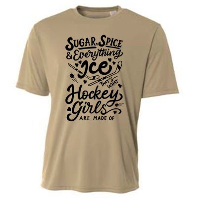 Sugar Spice &Amp; Everything Ice T Cute Hockey Girl Cooling Performance Crew T-Shirt