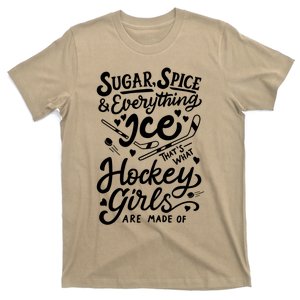 Sugar Spice &Amp; Everything Ice T Cute Hockey Girl T-Shirt