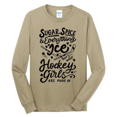 Sugar Spice &Amp; Everything Ice T Cute Hockey Girl Tall Long Sleeve T-Shirt