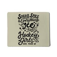 Sugar Spice &Amp; Everything Ice T Cute Hockey Girl Mousepad