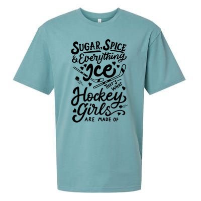 Sugar Spice &Amp; Everything Ice T Cute Hockey Girl Sueded Cloud Jersey T-Shirt