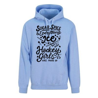 Sugar Spice &Amp; Everything Ice T Cute Hockey Girl Unisex Surf Hoodie