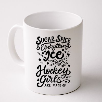 Sugar Spice &Amp; Everything Ice T Cute Hockey Girl Coffee Mug