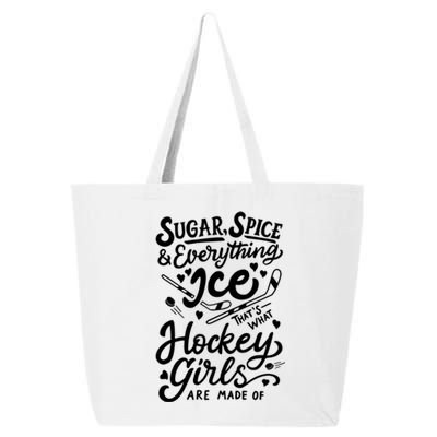 Sugar Spice &Amp; Everything Ice T Cute Hockey Girl 25L Jumbo Tote