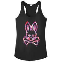 Scary Skull And Crossbones Bad Rabbit Horror Bunny Halloween Ladies PosiCharge Competitor Racerback Tank