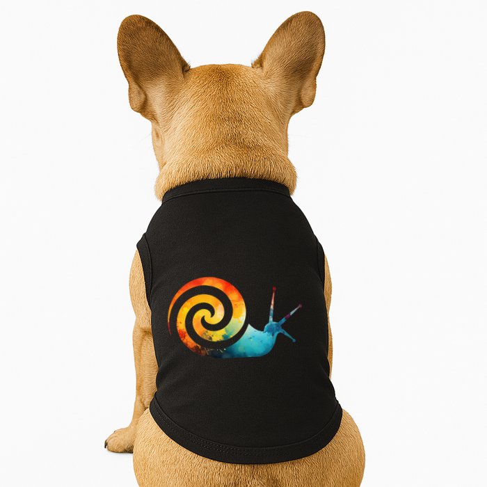 Simple snail Animals Funny little Minimalist Snail  Doggie Tank