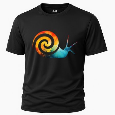 Simple snail Animals Funny little Minimalist Snail  Performance Shirt