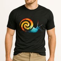Simple snail Animals Funny little Minimalist Snail  Performance Shirt
