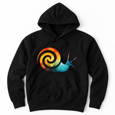 Simple snail Animals Funny little Minimalist Snail  Hoodie