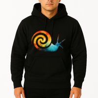 Simple snail Animals Funny little Minimalist Snail  Hoodie