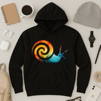 Simple snail Animals Funny little Minimalist Snail  Hoodie