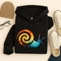 Simple snail Animals Funny little Minimalist Snail  Hoodie