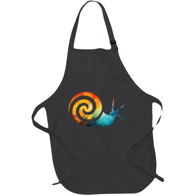 Simple snail Animals Funny little Minimalist Snail  Apron