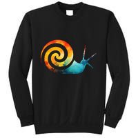 Simple snail Animals Funny little Minimalist Snail  Sweatshirt