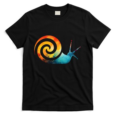 Simple snail Animals Funny little Minimalist Snail  T-Shirt