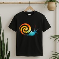 Simple snail Animals Funny little Minimalist Snail  T-Shirt