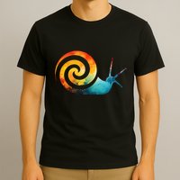 Simple snail Animals Funny little Minimalist Snail  T-Shirt
