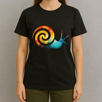Simple snail Animals Funny little Minimalist Snail  T-Shirt
