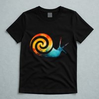 Simple snail Animals Funny little Minimalist Snail  T-Shirt