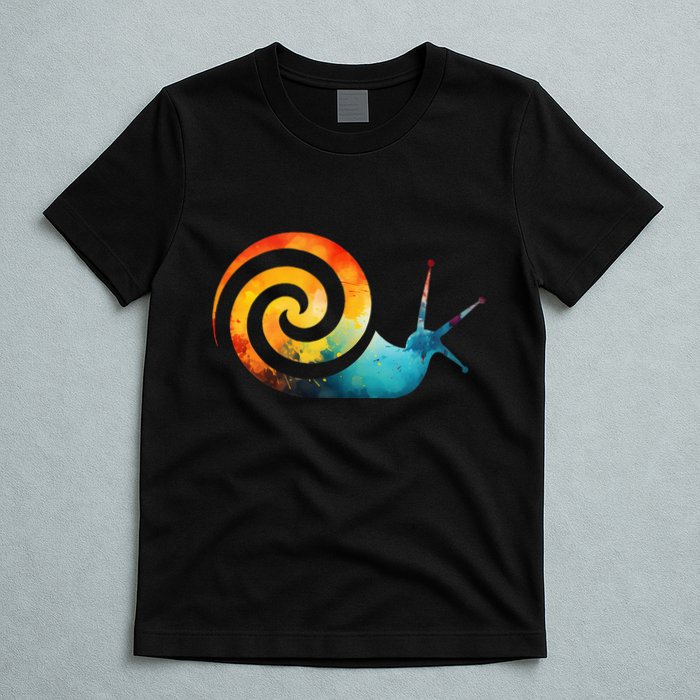 Simple snail Animals Funny little Minimalist Snail  T-Shirt