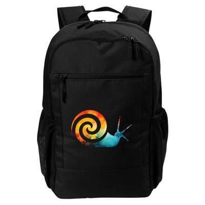 Simple snail Animals Funny little Minimalist Snail  Backpack