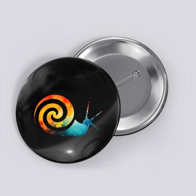 Simple snail Animals Funny little Minimalist Snail  Button
