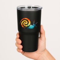 Simple snail Animals Funny little Minimalist Snail  Tumbler