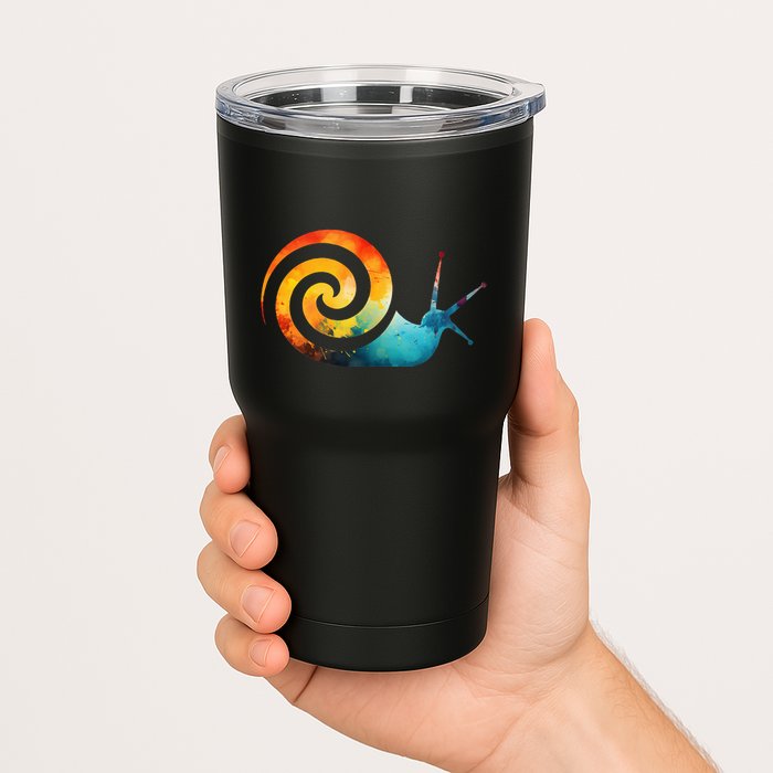Simple snail Animals Funny little Minimalist Snail  Tumbler