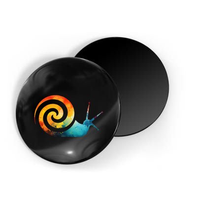 Simple snail Animals Funny little Minimalist Snail  Magnet