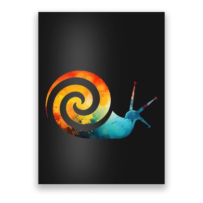 Simple snail Animals Funny little Minimalist Snail  Poster