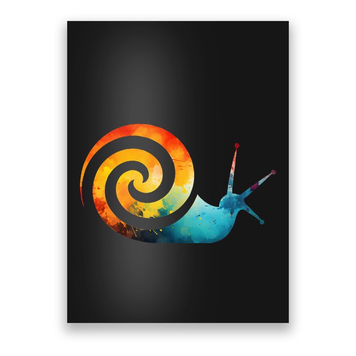 Simple snail Animals Funny little Minimalist Snail  Poster