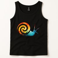 Simple snail Animals Funny little Minimalist Snail  Tank Top