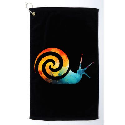 Simple snail Animals Funny little Minimalist Snail  Golf Towel