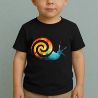 Simple snail Animals Funny little Minimalist Snail  Toddler T-Shirt