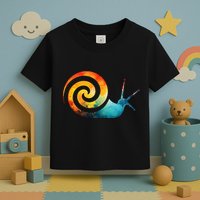 Simple snail Animals Funny little Minimalist Snail  Toddler T-Shirt