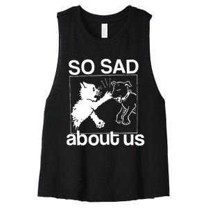 So Sad About Us Women's Racerback Cropped Tank