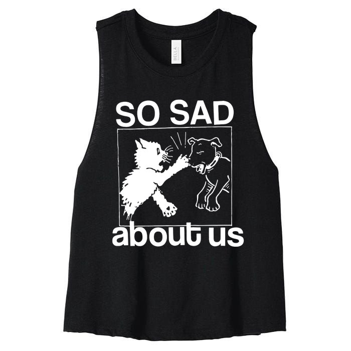 So Sad About Us Women's Racerback Cropped Tank