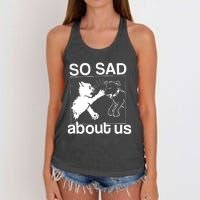 So Sad About Us Women's Knotted Racerback Tank