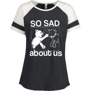 So Sad About Us Enza Ladies Jersey Colorblock Tee