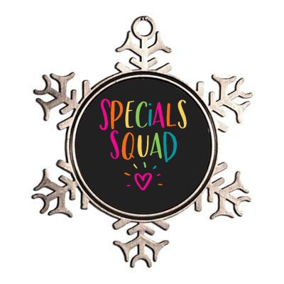 Specials Squad Art Music PE Tech Gym Teacher Team Metallic Star Ornament