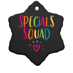 Specials Squad Art Music PE Tech Gym Teacher Team Ceramic Star Ornament