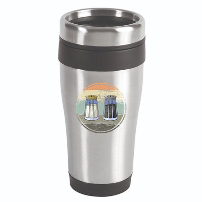 Salt Shaker And Pepper Retro Salt Lover Pepper Lover Salt Funny Gift 16oz Travel Tumbler