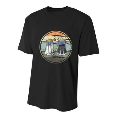 Salt Shaker And Pepper Retro Salt Lover Pepper Lover Salt Funny Gift Youth Performance Sprint T-Shirt