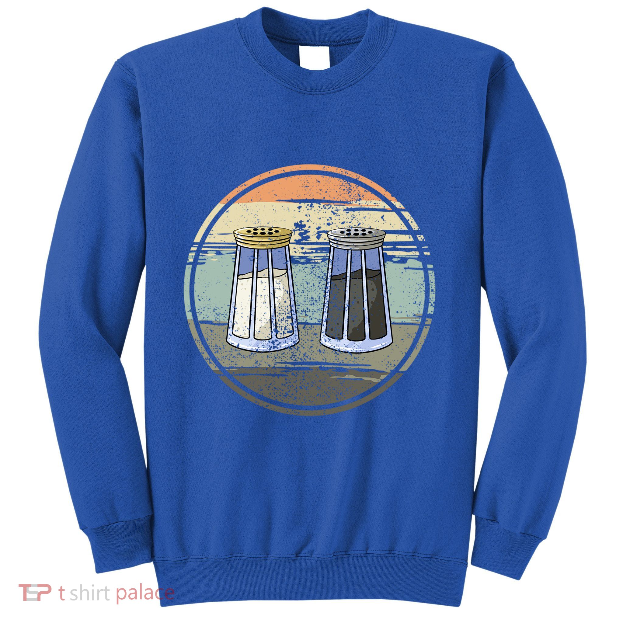 Salt Shaker And Pepper Retro Salt Lover Pepper Lover Salt Funny Gift Sweatshirt