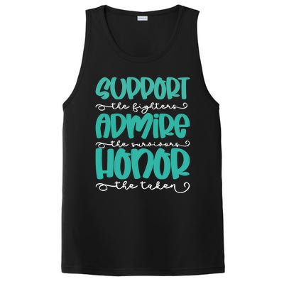 Sexual Support Awareness Month Warrior Inspirational Saying Funny Gift PosiCharge Competitor Tank